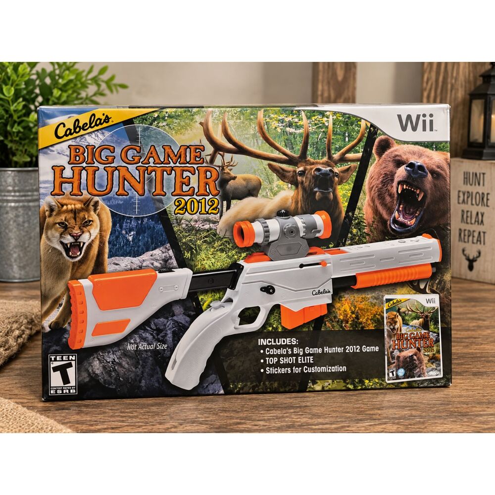 Cabelas Big Game Hunter 2012 with Gun - Nintendo Wii NEW